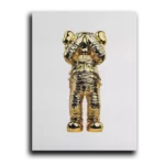 ASTRO-KAWS-GOLD-STRAIGHT-CANVAS-3X4