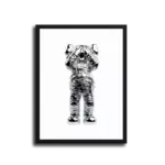 ASTRO-KAWS-SILVER-STRAIGHT-CANVAS-3X4