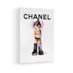 CHAnel-kaws-STRAIGHT-CANVAS-3X4