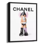 CHAnel-kaws-STRAIGHT-CANVAS-3X4