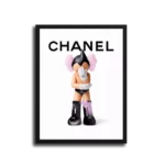 CHAnel-kaws-STRAIGHT-CANVAS-3X4