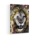 Golden-King-of-the-Jungle-3×4-STRAIGHT-CANVAS-3X4