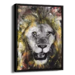 Golden-King-of-the-Jungle-3×4-STRAIGHT-CANVAS-3X4