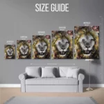 Golden-King-of-the-Jungle-3×4-STRAIGHT-CANVAS-3X4