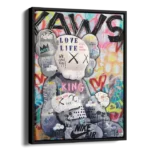 KAWS-KING-STRAIGHT-CANVAS-3X4