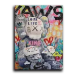 KAWS-KING-STRAIGHT-CANVAS-3X4