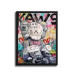 KAWS-KING-STRAIGHT-CANVAS-3X4