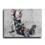 KAWS-SITTING-SPLASH-STRAIGHT-CANVAS-4X3