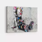 KAWS-SITTING-SPLASH-STRAIGHT-CANVAS-4X3