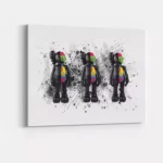 KAWS-TRIPPLE-SCRATCH-STRAIGHT-CANVAS-4X3