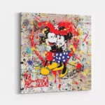 MICKEY-MINIE-RED-HEART-STRAIGHT-CANVAS-1X1