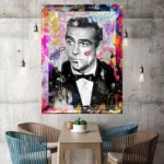 JAMES-BOND-KISS-STRAIGHT-CANVAS-3X4