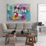 mickey-and-minni-chanel-mona-lisa-STRAIGHT-CANVAS-4X3