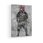 Rubix-Cube-Samurai-3×4-STRAIGHT-CANVAS-3X4