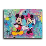 mickey-and-minni-chanel-mona-lisa-STRAIGHT-CANVAS-4X3